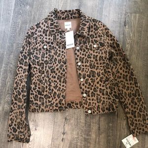 NWT Kensie cheetah jacket